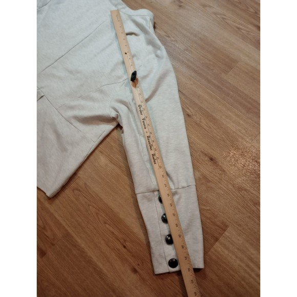 Torrid Blazer Jacket Womens Sz 4 Plus Open Front Gray Cut Away Unlined Button * - Picture 8 of 11